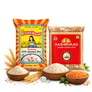 Atta, Rice & Dal